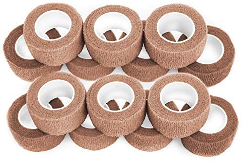 Probierset, Fingerpflaster, Selbsthaftende Fingerbandagen, Pflaster 2,5cm, hautfarben, 14 Rollen