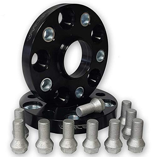 Spurverbreiterungen 5x112 2x20mm Tracer Spurplatten Distanzscheiben TRA13250BWS kompatibel mit Mercedes-Benz A-Klasse B-Klasse C-Klasse Cabriolet C-Klasse Coupe