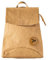 PAPERO ® 3 in 1 Rucksack aus Kraft Papier - wasserfest & robust kleiner Daypack, Umhängetasche, Messenger o. Handtasche & veganem Leder - für Alltag & Einkaufen | nachhaltig