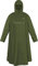 normani Unisex Regenponcho EXTRA Lang mit Ärmeln und Brusttasche für Damen und Herren - Brusttasche und 3M™ Scotchlite™ Reflektor - 100% Winddicht - 100% Wasserdicht Farbe Olive Größe S/M