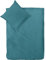 Decoper ® Mako-Satin Bettwäsche aus 100% Baumwolle | Atmungsaktiv & kuschelig weich | Farbe Smaragd Türkis | 2 teilig - 155 x 220 cm + 80 x 80 cm
