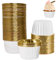 60 Stück Cupcake Muffin Förmchen aus Aluminiumfolie, Muffinförmchen Papier, Muffin Backförmchen papier Cupcake-Hüllen, Einweg-Backbecher für Geburtstage Hochzeiten Partys Muffinform