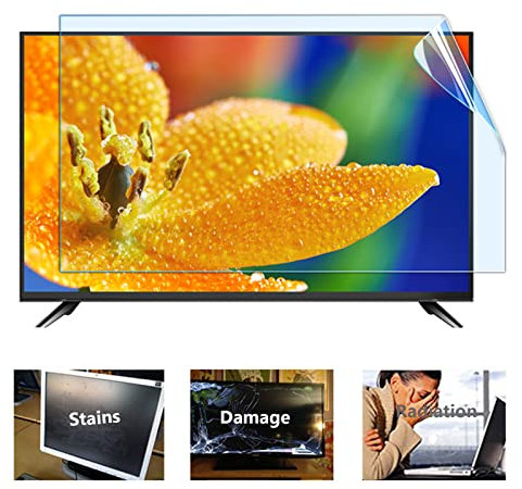 KELUNIS Protecteur D'écran pour Téléviseur 32-75 Pouces, Filtrer La Lumière Bleue Film Anti-Éblouissant Givré, Protégez Vos Yeux pour Sharp, Sony, Samsung, Hisense, LG Etc,70 (1563 * 908)