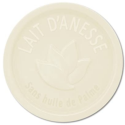 Savon Rond au Lait d'Ânesse - Sans Huile de Palme - 100g