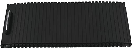 VHEUHZ Volets coulissants de la console centrale A20468076079051 fermeture éclair du porte-gobelet compatible avec Mercedes Benz C Class W204