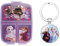 OM SUPPLIES Frozen Reusable Sandwich Lunch Box 3 Multi Compartment Kids Children School Includes Frozen Keychain (Frozen II)