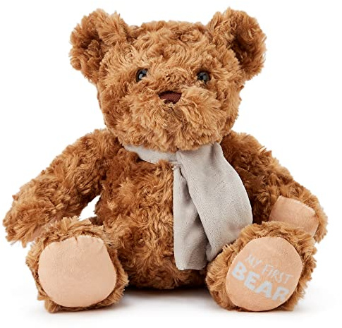 Zappi Co My First Bear Classic Bear (28-30 cm) Childrens Stuffed Soft Cuddly Safari animals Collection Plush Teddy New Born Child First kid