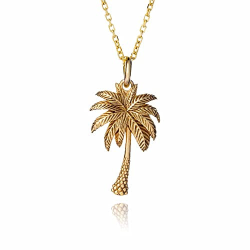 Gold Palm Tree Necklace
