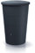 Serbatoio per Acqua Piovana Smooth 160L | Ø60x87,8 cm | Incluso Rubinetto e Sistema di Raccolta Acqua | Cisterna da Giardino | Colore Nero Design Moderno