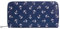 Damen-Geldbörse Kunstleder Sterne Star blau 3010011