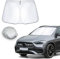 CDEFG Compatible con Mercedes GLA (H247) 2020-2023 2024 / EQA 2022-2024 Parasol Coche Delantero Parabrisas Protector Plegable con Gran Pantalla Anti UV Rayos Mejor Fresco-Parasol Accesorios