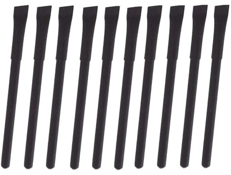 WPRO Kugelschreiber aus Papier Fabian 20er Set schwarz mit Kappe • nachhaltige Schreibwaren mit blauer Mine • ökologisch recyclebar für Büro & Schule