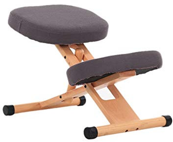 ZENFEKU Ergonomischer ergonomischer orthopädischer Kniehocker, hilft Schmerzen im unteren Rücken zu reduzieren, verstellbar