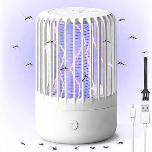 Lámpara antimosquitos, Bug Zapper eléctrico con luz UV, Potente Repelente de Insectos de 360°, trampas para Control de plagas para Interiores y Exteriores