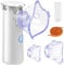Tragbarer Inhalationsgerät, NEEMOSI Elektrische Mesh Nebulizer Inhalator Vernebler für Erwachsene und Kinder, Einstellbare Sprühbilder Sehr Leise Inhaliergerät mit Alles Zubehör C
