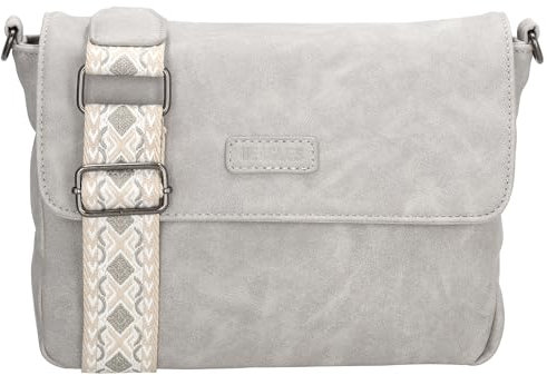 Beagles Damen Umhängetasche – Mehrere Fächer – Verstellbare Schulterriemen – Handgelenkriemen – Telefonfach – Alltagstauglich - Taupe