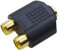 1 pezzo jack da 3,5 mm stereo maschio a 2 connettori RCA femmina adattatore sdoppiatore audio RCA connettore adattatore cavo audio da 3,5 mm(No.8)