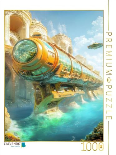 CALVENDO Puzzle Science-Fiction Zukunftsvisionen | 1000 Teile Lege-Größe 64 x 48 cm Foto-Puzzle für glückliche Stunden