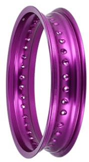 Felge 3,00 x 16 Alufelge, Violett eloxiert