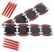 Anneome 16 Teiliges Set Türgriff Aufkleber Car Door Protector Klebefolie Für Auto Türhandgriff Schutzfolie Türgriffseitenschutzfolie Reflexion Schutzfolie Carbon Faser Warnaufkleber