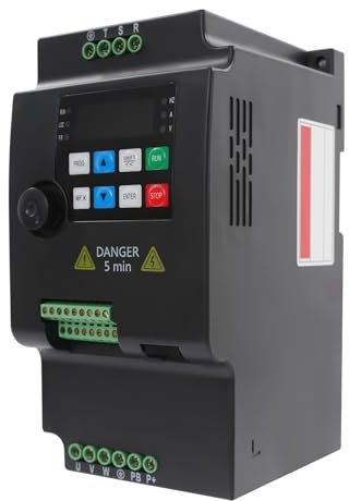Frequenzumrichter Controller, 5.5KW Frequenzumrichter, VFD-Frequenzumrichter,3-Phasen Eingang und Ausgang Universalmotor Variable Frequency Driver, für Motoren, Pumpen, Ventilatoren, Kühler