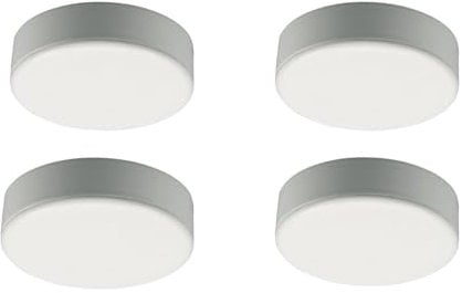 Deckenrosette 4'er Set von BLUE BUTTON GOODS - weiß- 2-teilig/ca. 70mm Durchmesser / 25mm Höhe/seitliche Auslässe zum Ausstechen