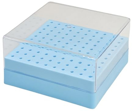 Clear Manicure Storage Box 100 Lochbohrer Bit Organisiert Praktische Plastik Maniküre Hülle Für Nägel Techniker Reisen Freundschaftliche Nagelzubehör Fall