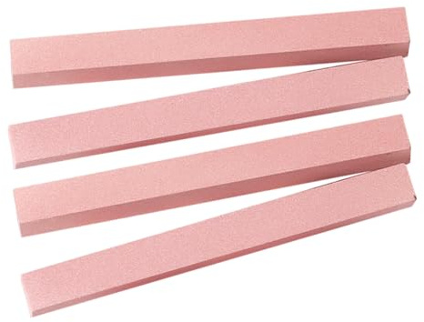 4 Stück Gitarrenreinigungswerkzeug und Abwischen für Saitenpflege | Frosted Stone, ohne Flüssigkeit, für Gitarrentasche und Proben, Braun, für Gitarristen und Techniker