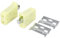 sourcingmap® Gabinete de cocina Armario colgador de paRojo 2 piezas de la placa soporte para colgar