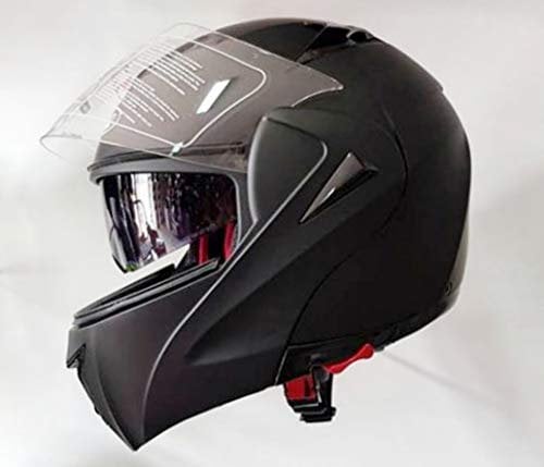 CASCO MODULARE NERO OPACO DIEFFE TAGLIA L