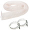 2,5M Tuyau Flexible Aspiration Poussières Copeaux Bois PU Acier Cuivré D. 100mm + 2 Colliers Serrage - Diamwood
