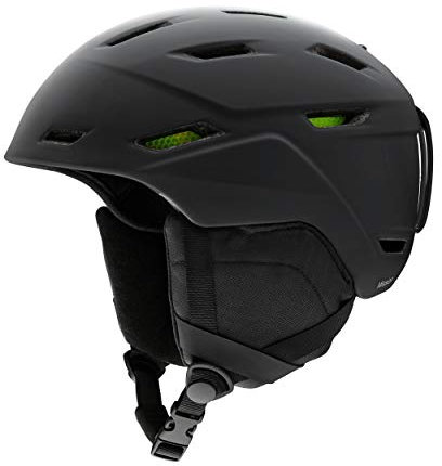 SMITH (SMIZD) Unisex – Erwachsene Mission Helm mit Koroyd, Matte Black, M /55-59