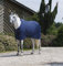 EQUIT'M Stalldecke Rückenlänge 125 cm, Polyfil 0 g, marineblau