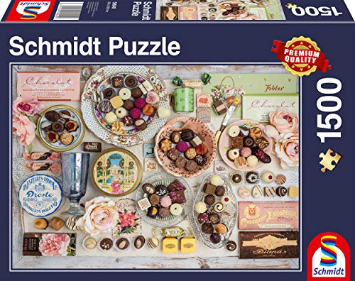Schmidt Spiele Puzzle 58940 Nostalgie-Schokoladen, 1.500 Teile Puzzle, bunt