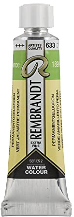 Rembrandt Watercolour Tube 10 ml Permanent yellowish green 633 (05016330)