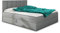 Boxspringbett Star mit Topper, Bonell-Matratze und 2 Bettkästen, Doppelbett, Polsterbett, Bett, Bettgestell, Stilvoll, Schlafzimmer, Velour oder Webstoff (Grau (Inari 91), 160 x 200 cm)