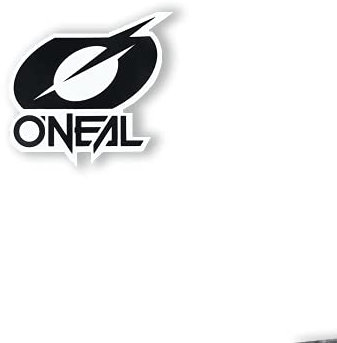 O'NEAL | Accessories | Mountainbike Downhill Freeride | 10 Stück Rider Logo & Icon Sticker | Schwarz | Größe 70 x 66 cm