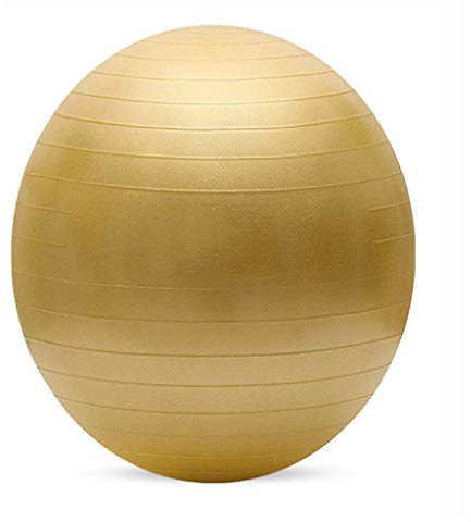 Yoga Ball Verdickung Gestrüpp explosionsgeschützte Fitness-Ball Schwangere Frauen Midwifery Ball Kinder Ball (Farbe : Gold, Size : 65cm)
