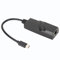 ASHATA Adaptador de Red USB 3.1 a Gigabit Ethernet, Cable Adaptador Gigabit Ethernet Tipo C, convertidor de Adaptador LAN de Red Gigabit 10Gbps para notebooks Book, teléfonos móviles, tabletas
