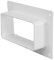Intelmann Flachkanal Wandflansch Einseitig, 110 x 55 mm, Kunststoff