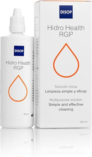 Hidro Health RGP Solución Única para Lentes Rígidas Permeables al Gas en 1 solo Producto, 100 ml