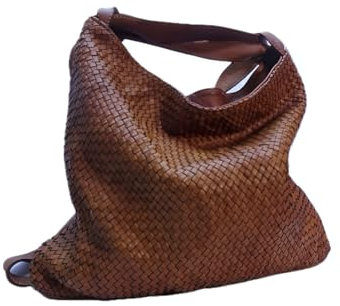 Brakumi Echtledertaschen Frau Einkaufstasche Rucksack Schulter Weiche Große Transformierbare Tagesrucksack Vintage Vintage Arbeit PC-Tasche Schwarz Outlet (marrone2)