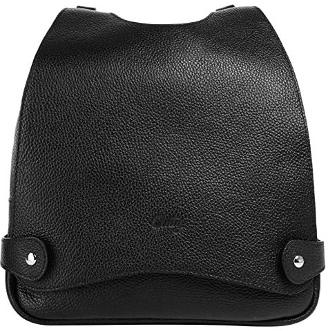 Cluty Rucksack Echt Leder Damen | Made in Italy, Daypack, Citybag, Schultertasche, Magnetverschluss, Reißverschlussfach, abnehmbarer Henkel, verstellbare Träger | 021317