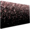 Tapis de souris XXL à paillettes dorées rose et noires - 80 x 40 cm - Accessoires pour femme et fille - Grand bureau complet - Tapis de souris XXL pour ordinateur portable, clavier, bureau