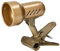 Virone KELLY Klemmlampe 40W E14 Stahl + Kunststoff (golden)