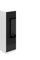 Belini Frigorifero Armadio Alto Cucina SSL. 60 cm di larghezza e 204 cm di altezza Armadio a muro per frigorifero con 2 ante, nero lucido