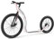 Yedoo Trexx Disc Tretroller - bis 150 kg, mit Luftreifen 26/20 - Offroad Scooter für Erwachsene, Dogscooter aus Aluminiumlegierung mit Scheibenbremsen und verstellbarem Lenker, Gewicht 9,1 kg (weiß)