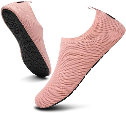 SAGUARO Chaussures d'eau Unisexe Séchage Rapide Mesh Respirant Chaussures Sport Aquatique Intérieur Extérieur, Rosa Aqua 40/41