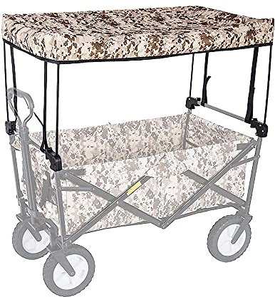 HIGOH Handcart, Faltbare Handschusse Im Freien Tragbare Trolley -Karrenzubehör - Markisen -Baldachin/C