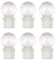 Magic Season Lot de 6 bouchons en verre pour bouteilles d'ouverture de 18 mm